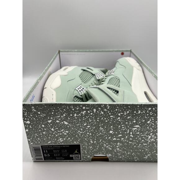 Jordan 4 Retro Seafoam Sail Women's Size 11 HV0823-003 New. - Picture 7 of 16